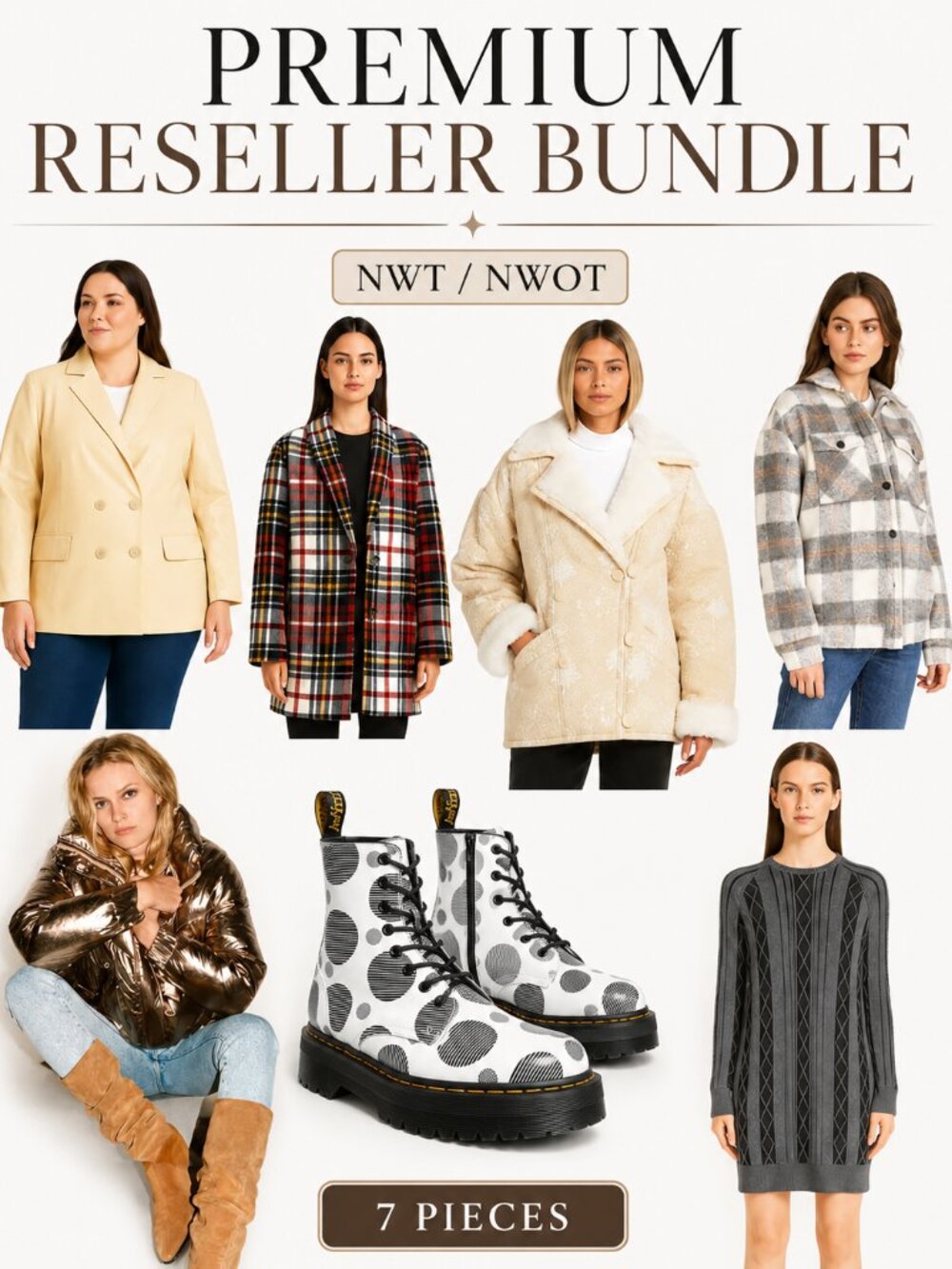 Premium Reseller Bundle — Derek Lam ba&sh Dr. Martens Saylor ATM Tularosa
